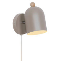 WANDLEUCHTE Gaston 19.5/11.5/19.5 cm  - Hellbraun, Design, Metall (19.5/11.5/19.5cm) - Nordlux