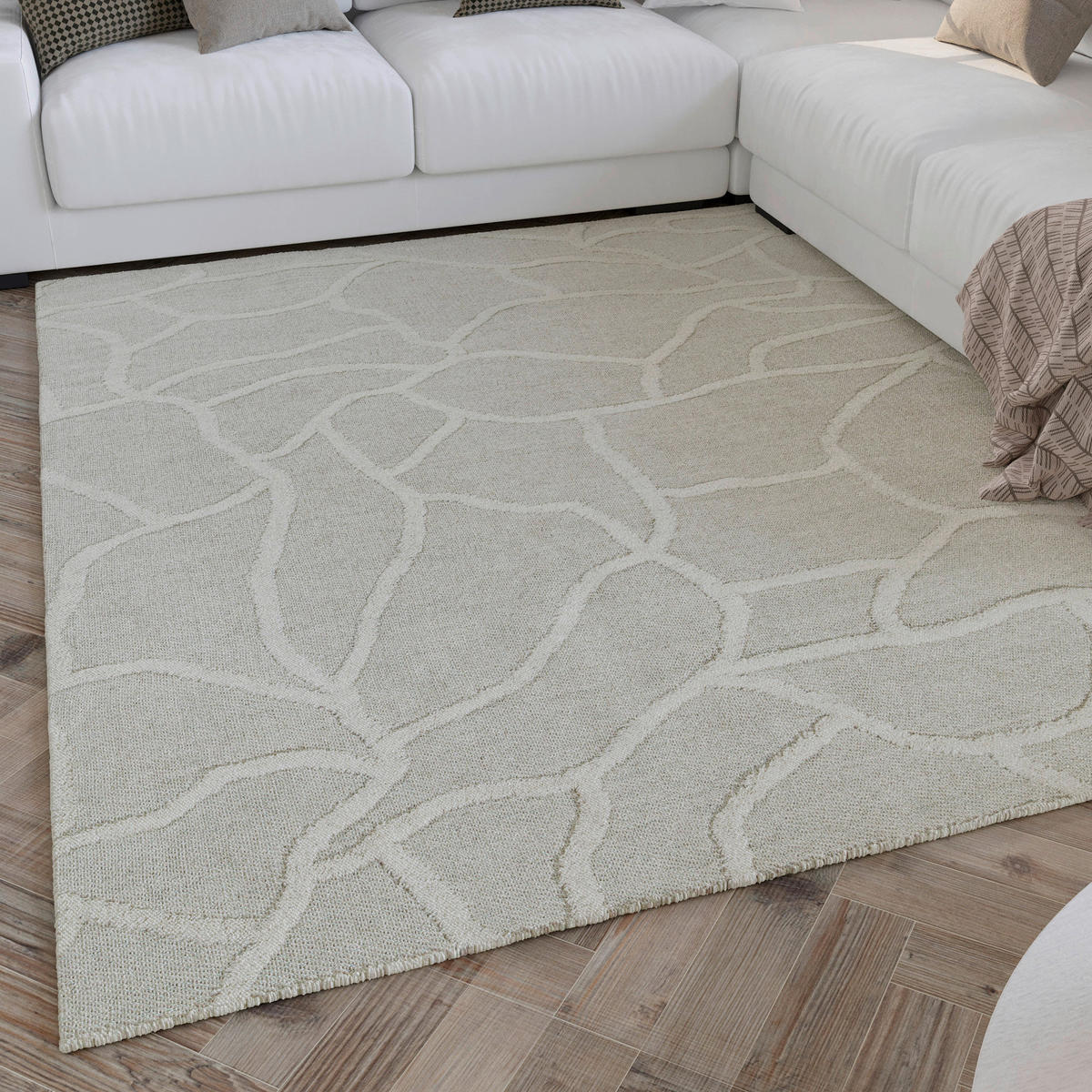 WEBTEPPICH Wohnzimmer 160/230 cm Hampton Twentysix rechteckig  - Design (160/230cm) - WECON HOME