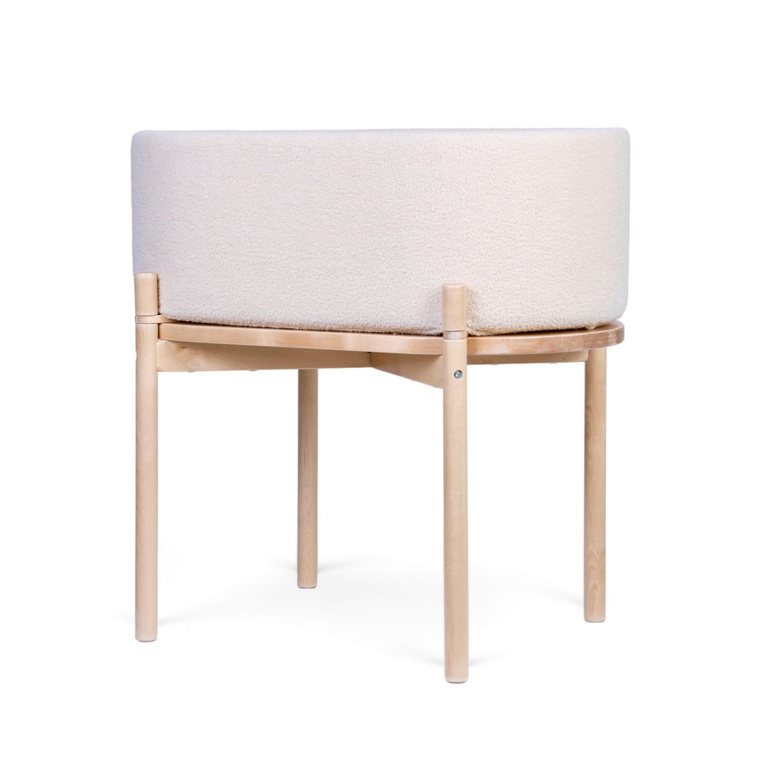 STUBENWAGEN Birke  Weiß, Birkefarben  - Birkefarben/Weiß, Basics, Holz/Kunststoff (81/79/49cm) - Childhome