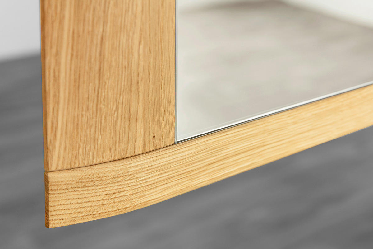 WANDSPIEGEL 100,8/83,2/2 cm    in rechteckig  - Eichefarben, Natur, Glas/Holz (100,8/83,2/2cm) - Linea Natura