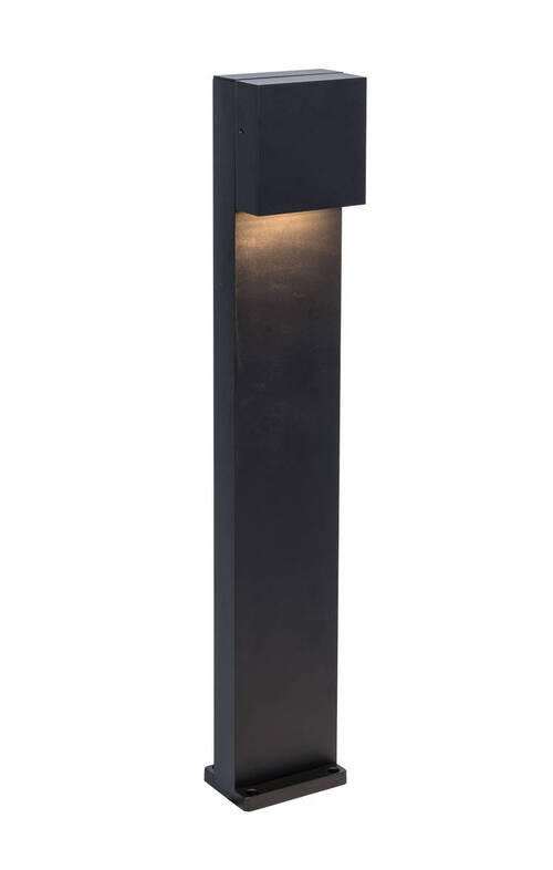 WEGELEUCHTE   - Anthrazit, Basics, Metall (65/11/9,2cm)