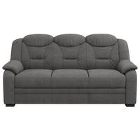 3-SITZER-SOFA Chenille Anthrazit  - Anthrazit/Schwarz, Basics, Kunststoff/Textil (189/99/99cm) - MID.YOU