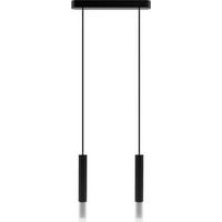 HÄNGELEUCHTE 37/3,4/150 cm  - Schwarz, Design, Glas/Holz (37/3,4/150cm)