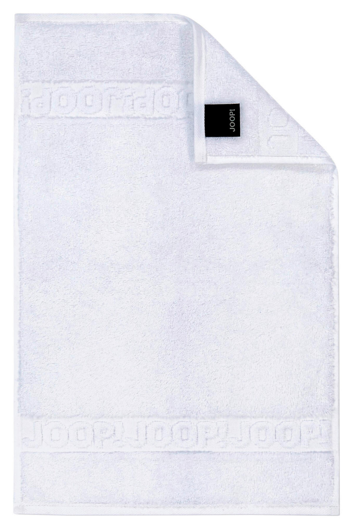 GÄSTETUCH Contour Doubleface Weiß 30/50 cm  - Weiß, Basics, Textil (30/50cm) - Joop!