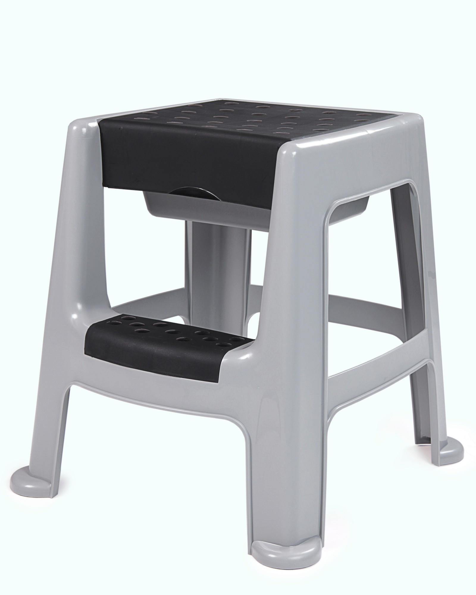 XXXLutz Tritthocker Grau 44x47x47 cm