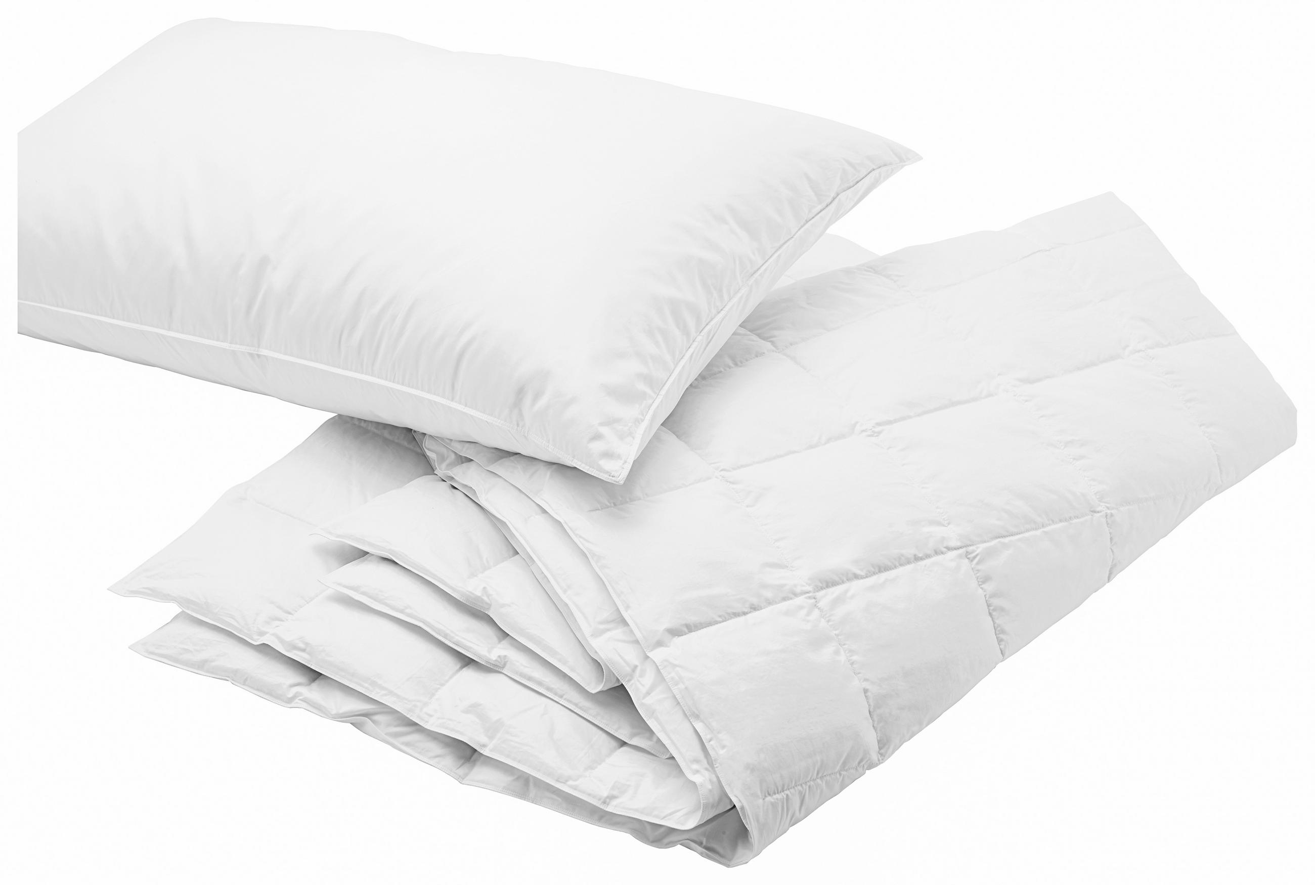 DAUNENDUVET 160/210 cm  - Weiss, Basics, Textil (160/210cm) - Billerbeck