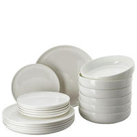 KOMBISERVICE Weiß Jade Lift Weiss 18-teilig 6 Personen  - Weiß, KONVENTIONELL, Keramik (32/31,7/28,1cm) - Rosenthal