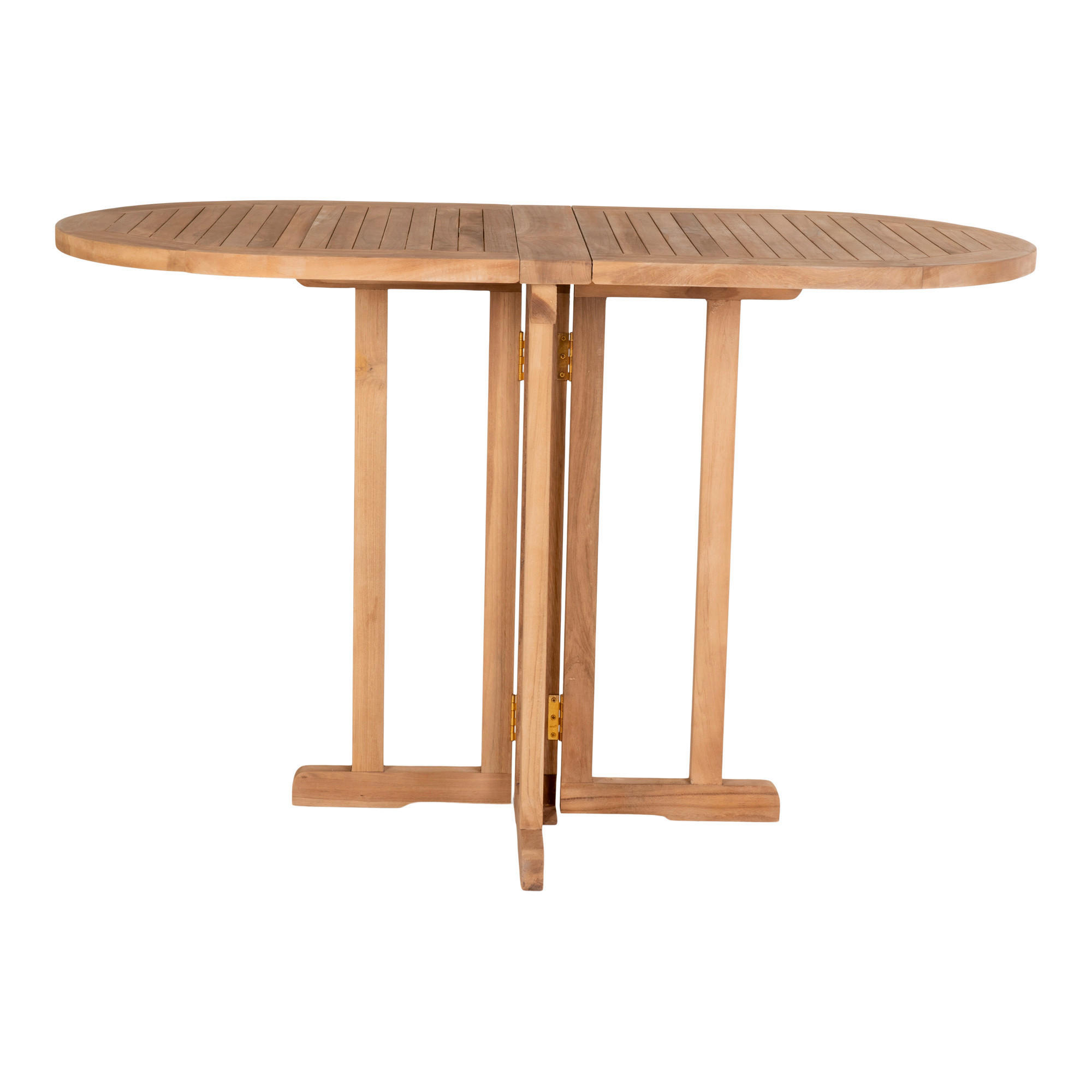 UTEBORD trä nej oval  - brun, Modern, trä (60/75/120cm) - MID.YOU