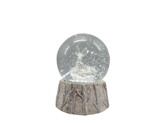 SCHNEEKUGEL - Weiß, Basics, Kunststoff (6,5/6,5/8,5cm)