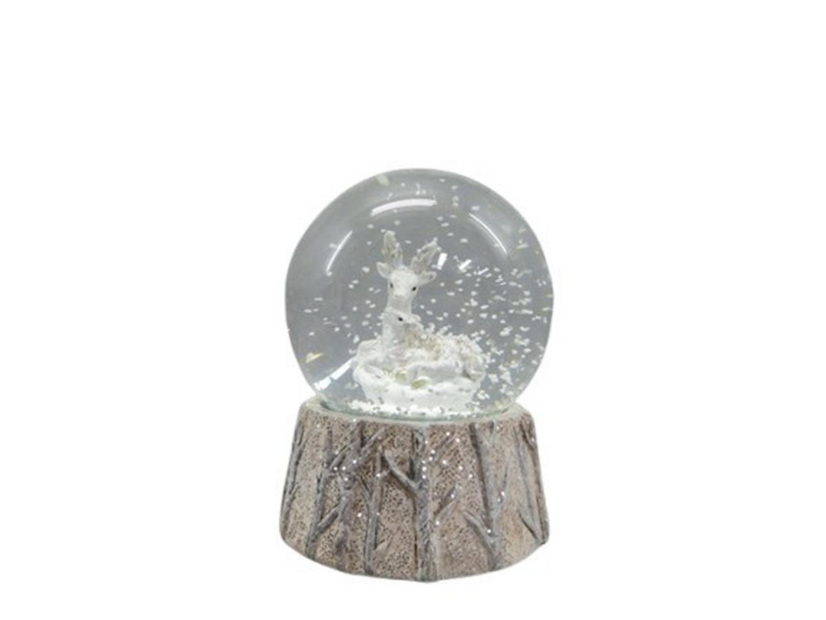 SCHNEEKUGEL - Weiß, Basics, Kunststoff (6,5/6,5/8,5cm)