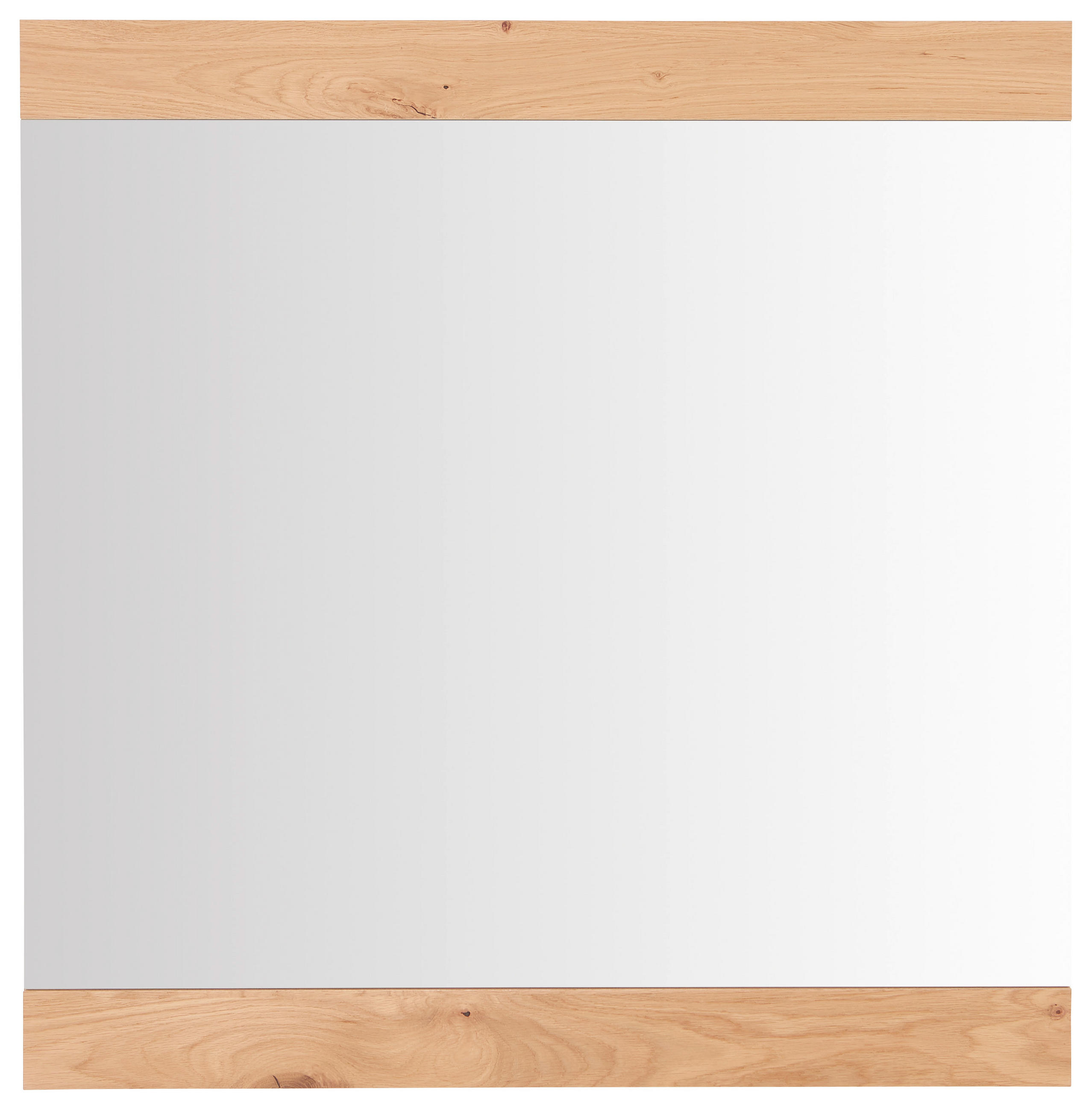 WANDSPIEGEL 89/90/2 cm - Eichefarben, Design, Glas/Holzwerkstoff (89/90/2cm) - Dieter Knoll