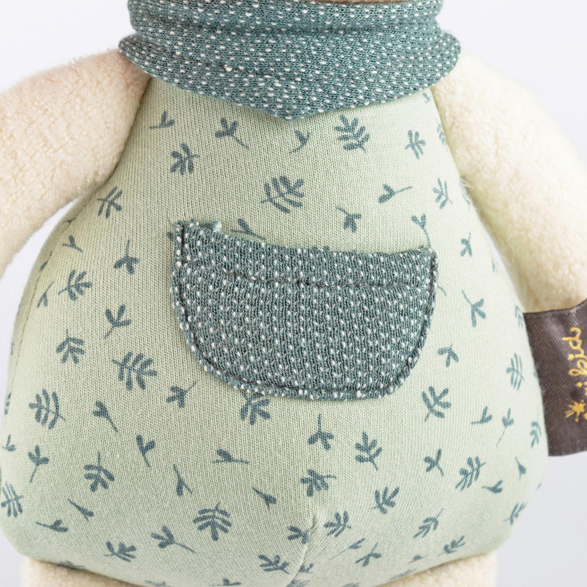 SPIELUHR 14/30/8 cm  - Hellbraun/Beige, Basics, Holz/Textil (14/30/8cm) - Sigikid