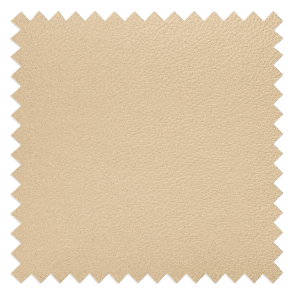 ECKSOFA in Lederlook Echtleder Beige  - Chromfarben/Beige, Design, Leder/Textil (241/168cm) - Livetastic
