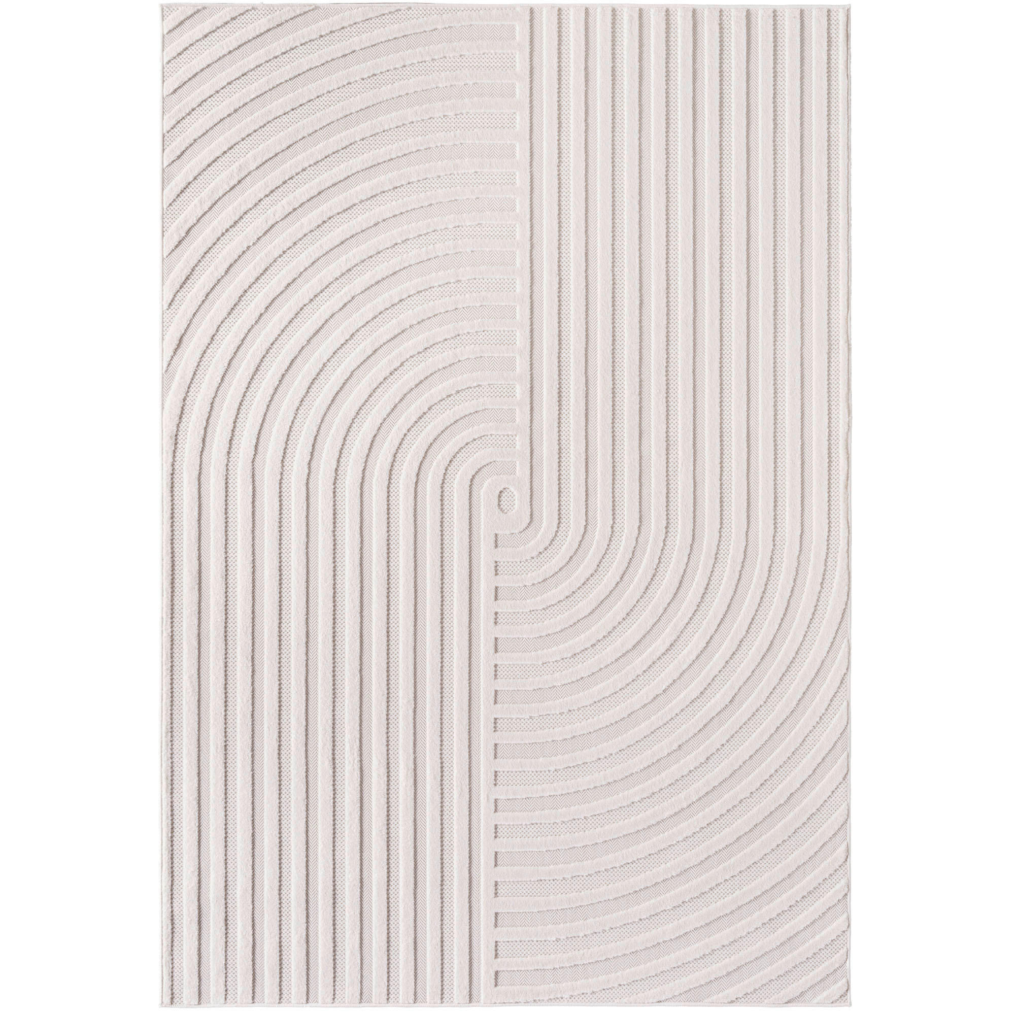 FLACHWEBETEPPICH 80/150 cm Doha Creme  - Creme, Basics, Textil (80/150cm)