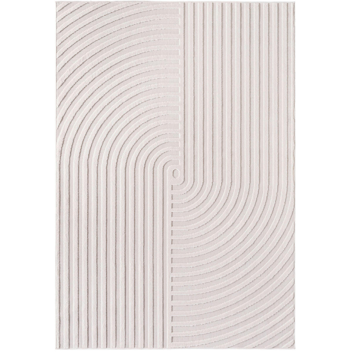 RAVNO TKANA PREPROGA  Doha     160/230 cm    tkano  krem barve  - krem barve, Basics, tekstil (160/230cm)