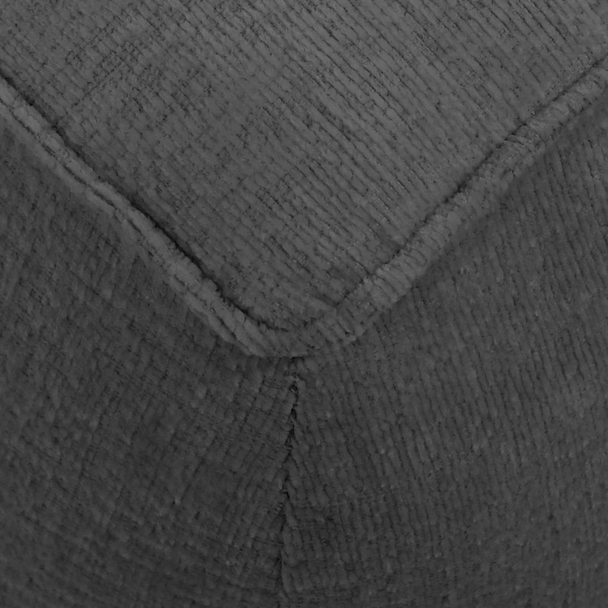 SCHLAFSOFA Jacquard Dunkelgrau  inkl. Rückenkissen, Bettkasten, Schlaffunktion, Rücken echt, Liegefläche im Originalstoff  - Dunkelgrau/Schwarz, KONVENTIONELL, Kunststoff/Textil (210/92/100cm) - Milino