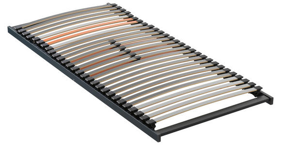 LATTENROST 90/200 cm Birke, Buche  - Anthrazit/Orange, Basics, Holz (90/200cm) - Dieter Knoll