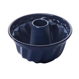 GUGELHUPFFORM  - Blau, Basics, Metall (18/11,5/18cm) - Dr.Oetker