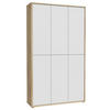 SCHUHSCHRANK Eiche Artisan, Hellgrau  - Hellgrau/Eiche Artisan, MODERN, Holzwerkstoff/Kunststoff (109,2/191,9/34,9cm) - Xora