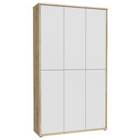 SCHUHSCHRANK 109,2/191,9/34,9 cm  - Hellgrau/Eiche Artisan, MODERN, Holzwerkstoff/Kunststoff (109,2/191,9/34,9cm) - Xora