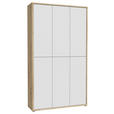 SCHUHSCHRANK 109,2/191,9/34,9 cm - Hellgrau/Eiche Artisan, MODERN, Holzwerkstoff/Kunststoff (109,2/191,9/34,9cm) - Xora