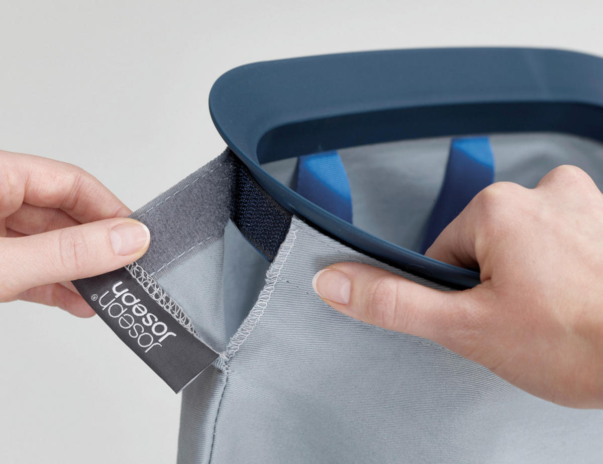 KOŠARA ZA PERILO - črna, Basics, tekstil (39,5/71/39,5cm) - Joseph Joseph