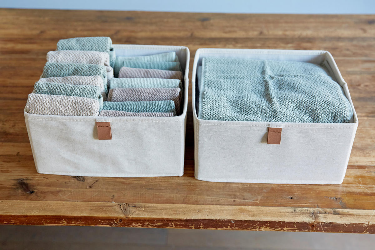 ORGANIZER  - Beige, Basics, Karton/Textil (30/30/15cm) - Store It