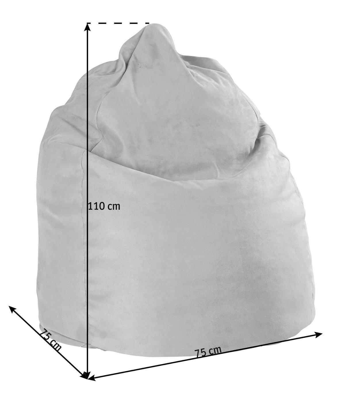 ÜLŐZSÁK 220 l  - olajkék/türkiz, Design, textil (75/110/75cm) - Boxxx
