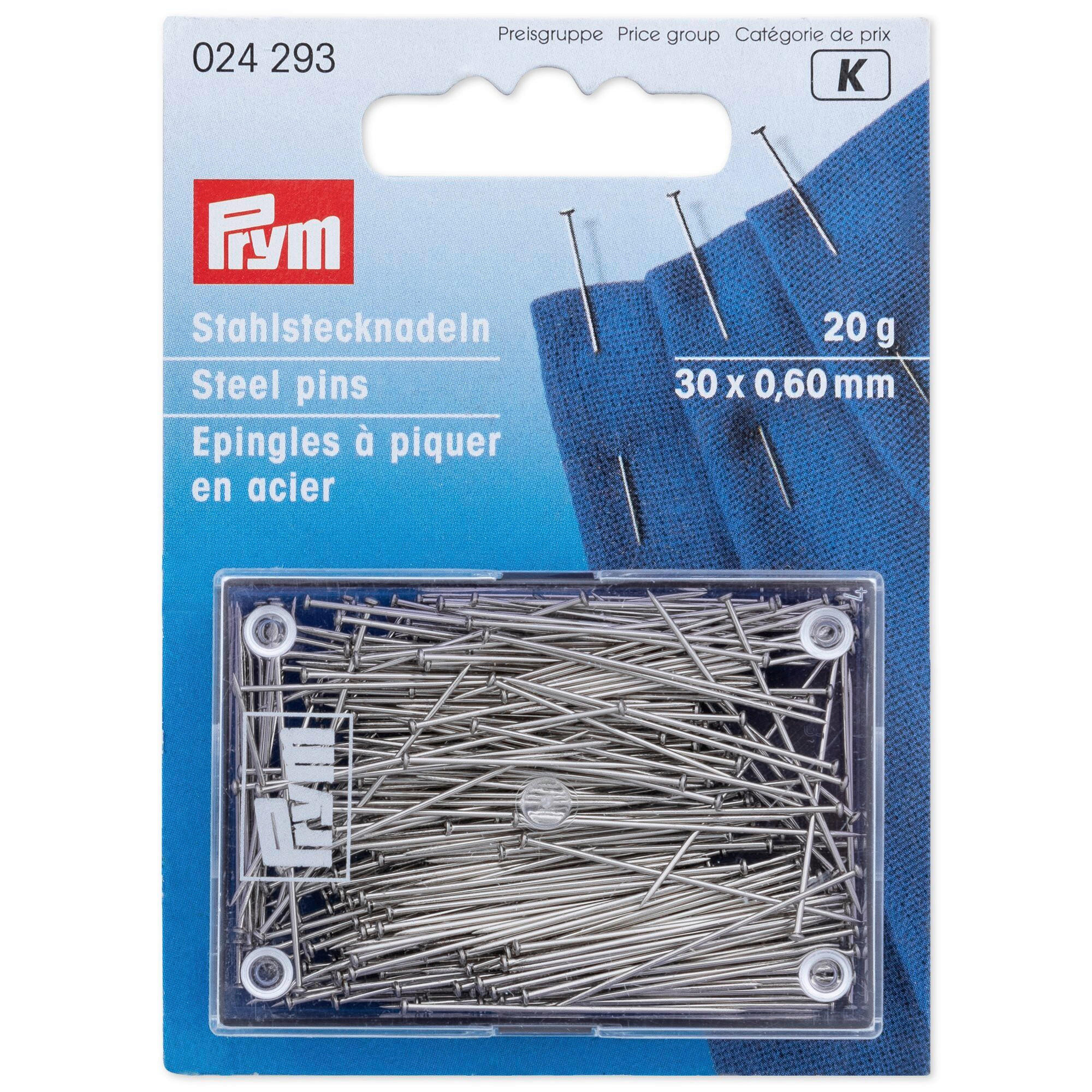 STECKNADELN - Silberfarben, Basics, Metall (6.7/9.3/1.5cm)