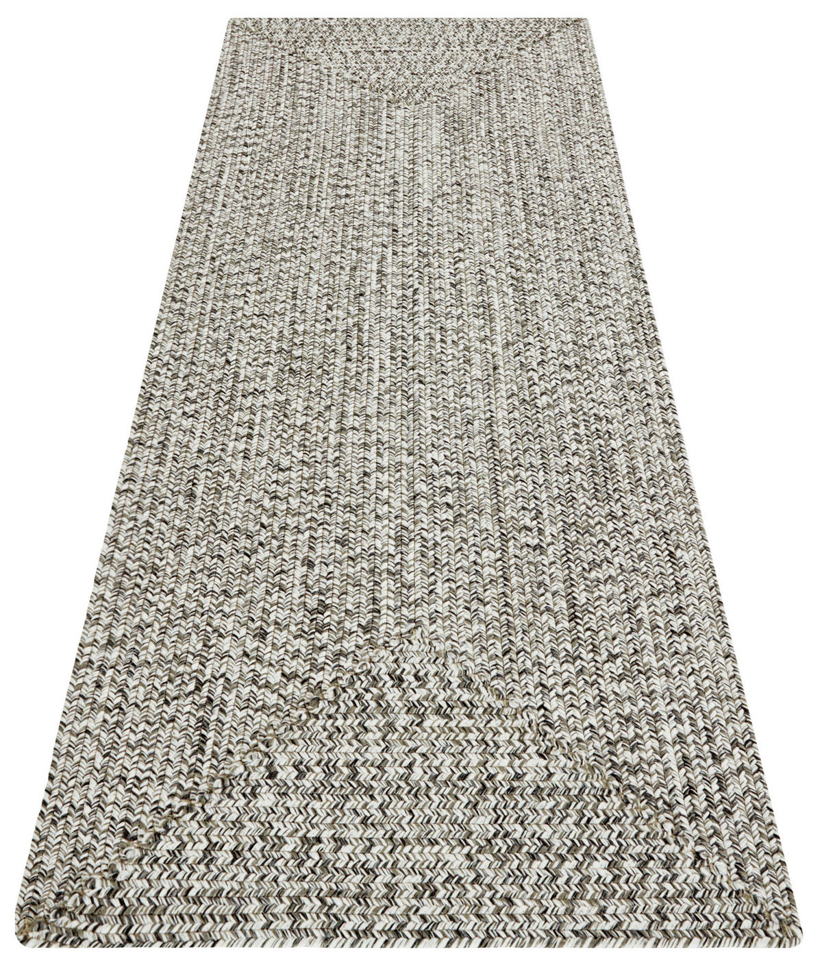 LÄUFER 80/200 cm Braided  - Greige/Multicolor, Design, Kunststoff (80/200cm)