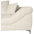 ECKSOFA in Chenille Greige  227/329 cm  - Chromfarben/Greige, KONVENTIONELL, Textil/Metall (227/329cm) - Carryhome