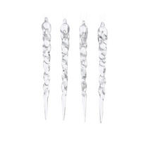 țURțURI DE GHEAțĂ DE DECOR - transparent, Basics, plastic (1/10/20cm)