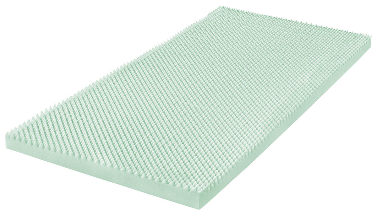 TOPPER 100/200 cm Höhe ca. 8 cm  - Weiß, Basics, Textil (100/200cm) - Modante