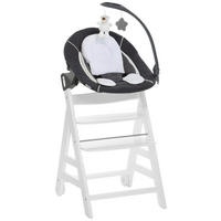 HOCHSTUHL BETA + BOUNCER Grau, Weiß  - Weiß/Grau, Basics, Holz (58/48/83cm) - Hauck