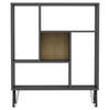 REGAL  90/107,8/25 cm Anthrazit, Eichefarben  - Eichefarben/Anthrazit, Design, Holzwerkstoff (90/107,8/25cm) - Livetastic