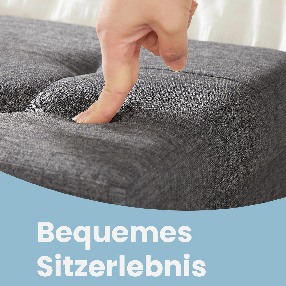 SITZBOX  - Grau, Basics, Textil (76/38/38cm)