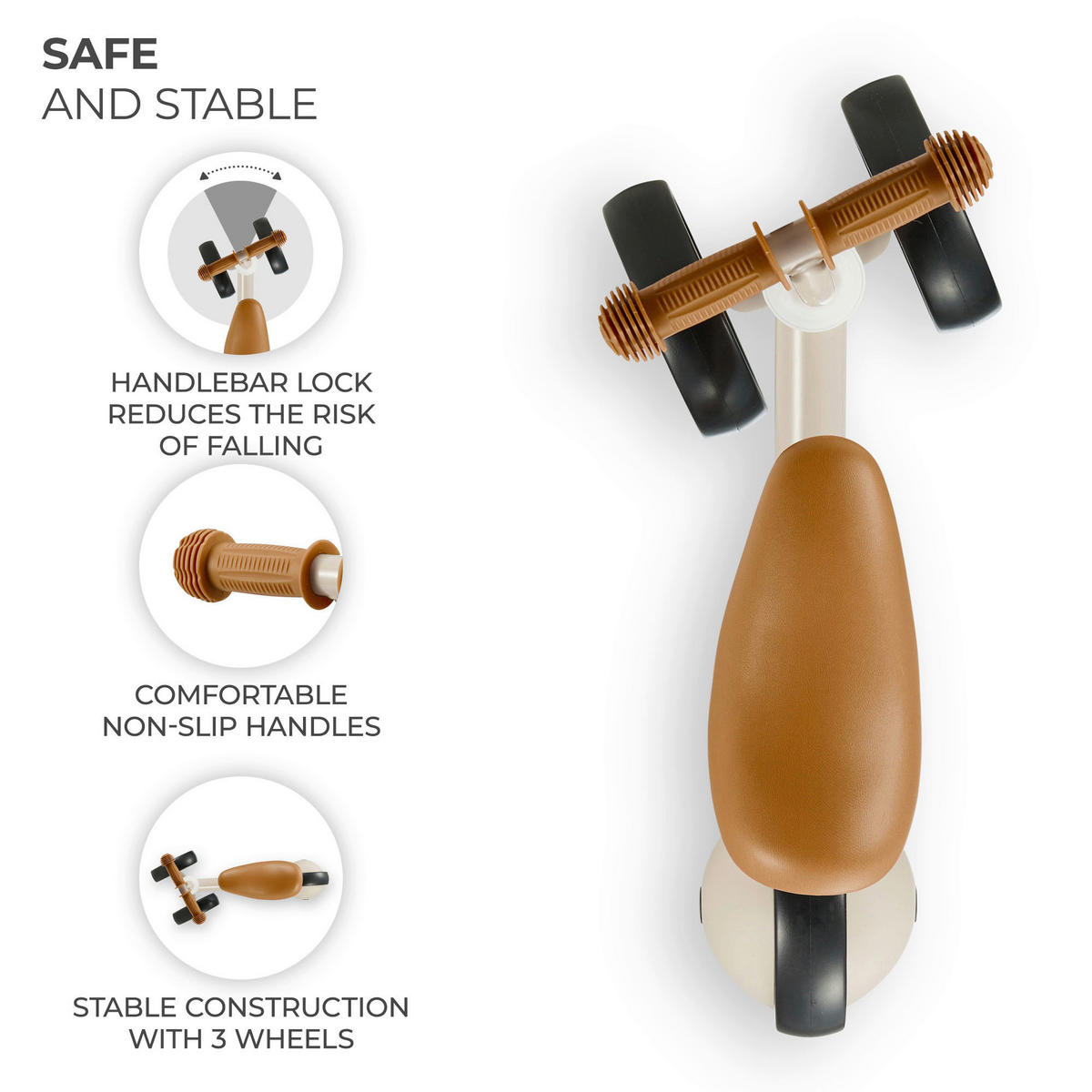 LAUFRAD Cutie  - Beige, Basics, Kunststoff/Metall (22/37/50cm) - Kinderkraft