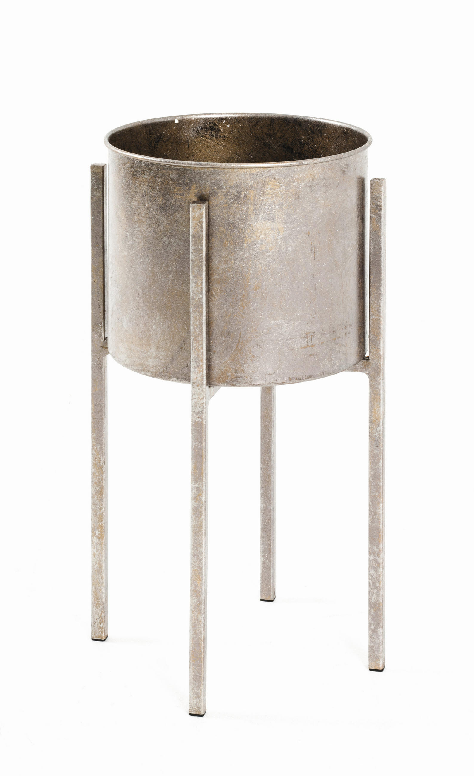 STALAK ZA CVEĆE bronzana  metal  - bronzana, Lajfstajl, metal (27/27/51cm)