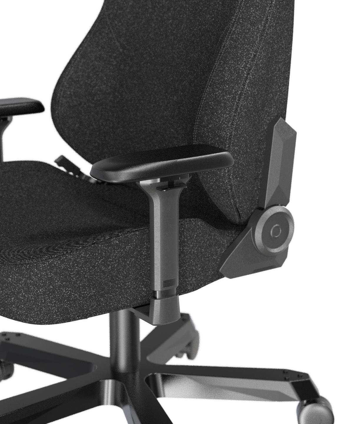 GAMINGSTUHL Schwarz Metall, Textil   - Schwarz, KONVENTIONELL, Textil/Metall (66/1440/60cm) - Dxracer