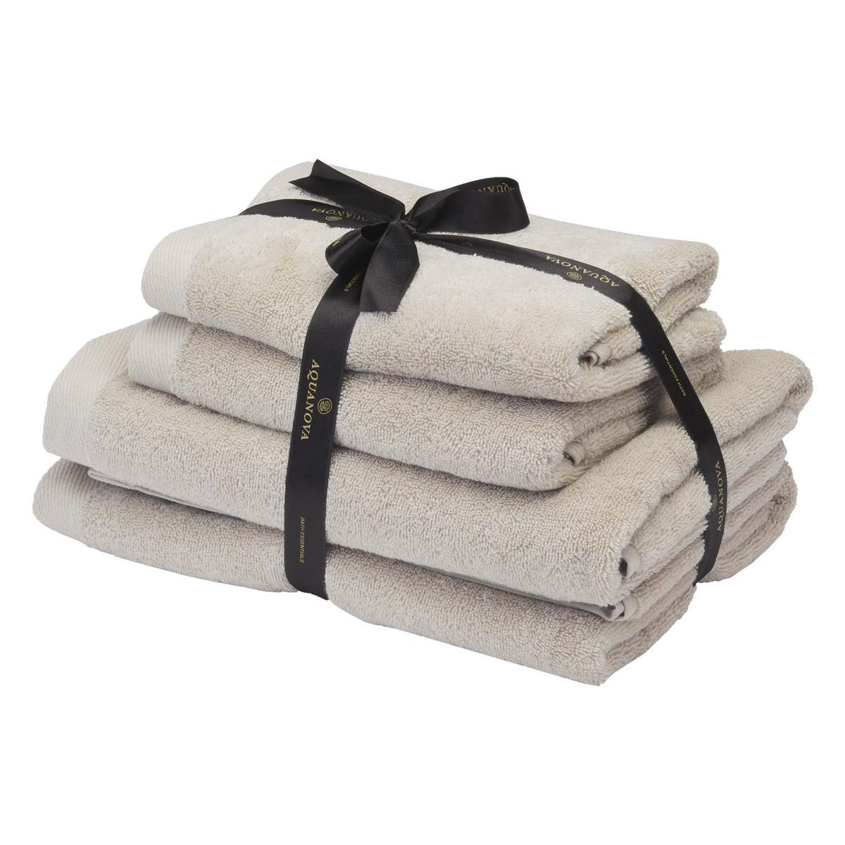 FROTTIERSET Rio Beige 4-teilig  - Beige, Basics, Textil - Aquanova