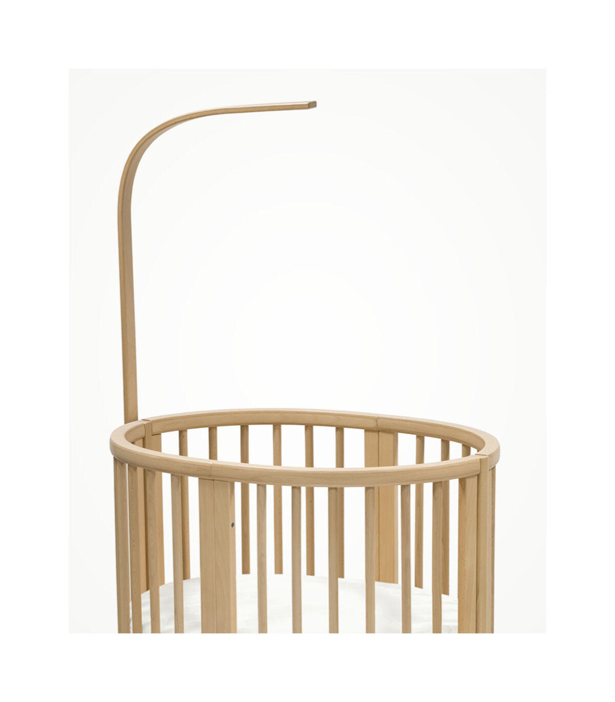 SCHLEIERSTANGE SLEEPI V3  61,5/4,5/0,4 cm  - Buchefarben, Basics, Holz (61,5/4,5/0,4cm) - Stokke