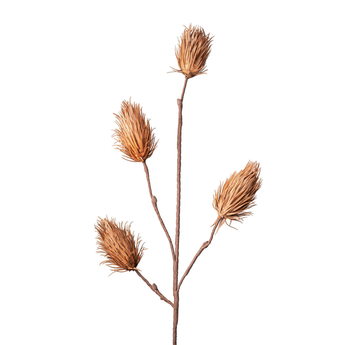 KUNSTBLUME - Dunkelbraun/Braun, Basics, Kunststoff (105cm)