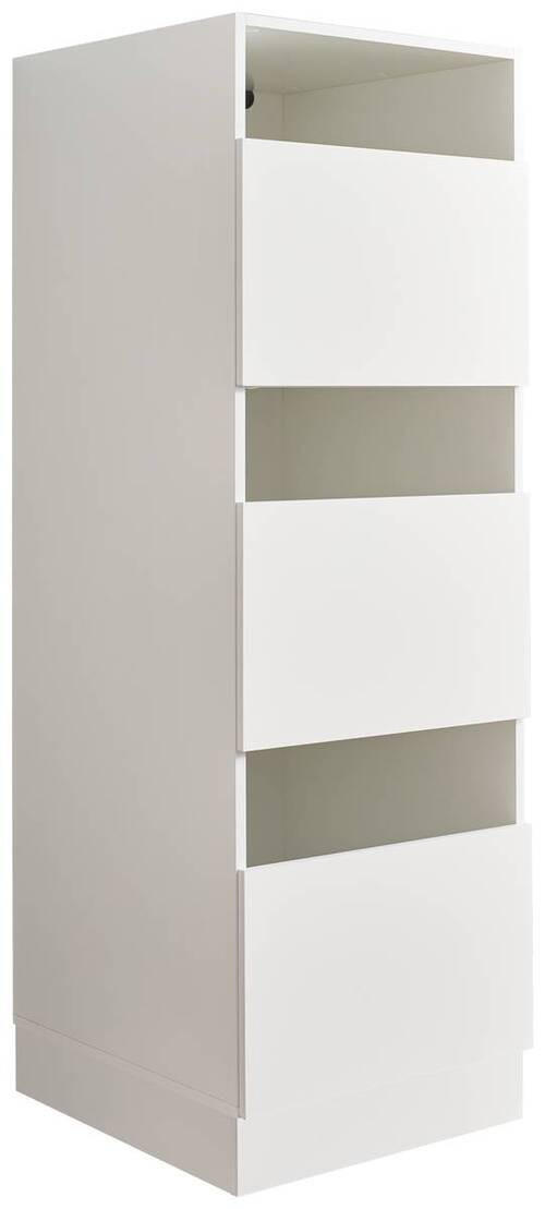 MEHRZWECKSCHRANK 50/162/67,5 cm  in Weiß  - Schwarz/Weiß, Design, Holzwerkstoff/Kunststoff (50/162/67,5cm)