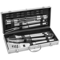 GRILLBESTECK - Edelstahlfarben/Schwarz, Basics, Kunststoff/Metall - Landscape