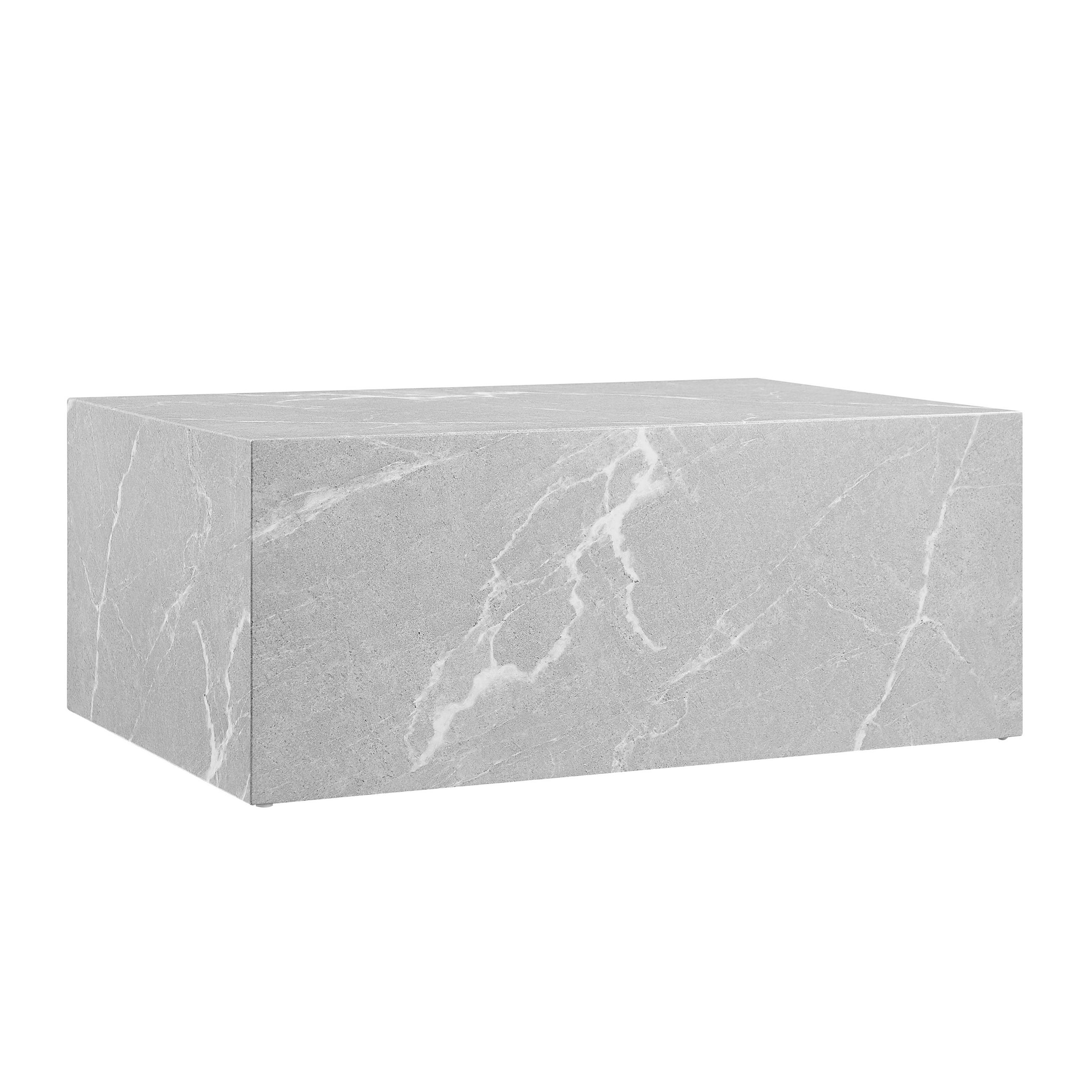 COUCHTISCH 90/60/35 cm rechteckig Grau  - Grau, Design, Holzwerkstoff (90/60/35cm) - Livetastic