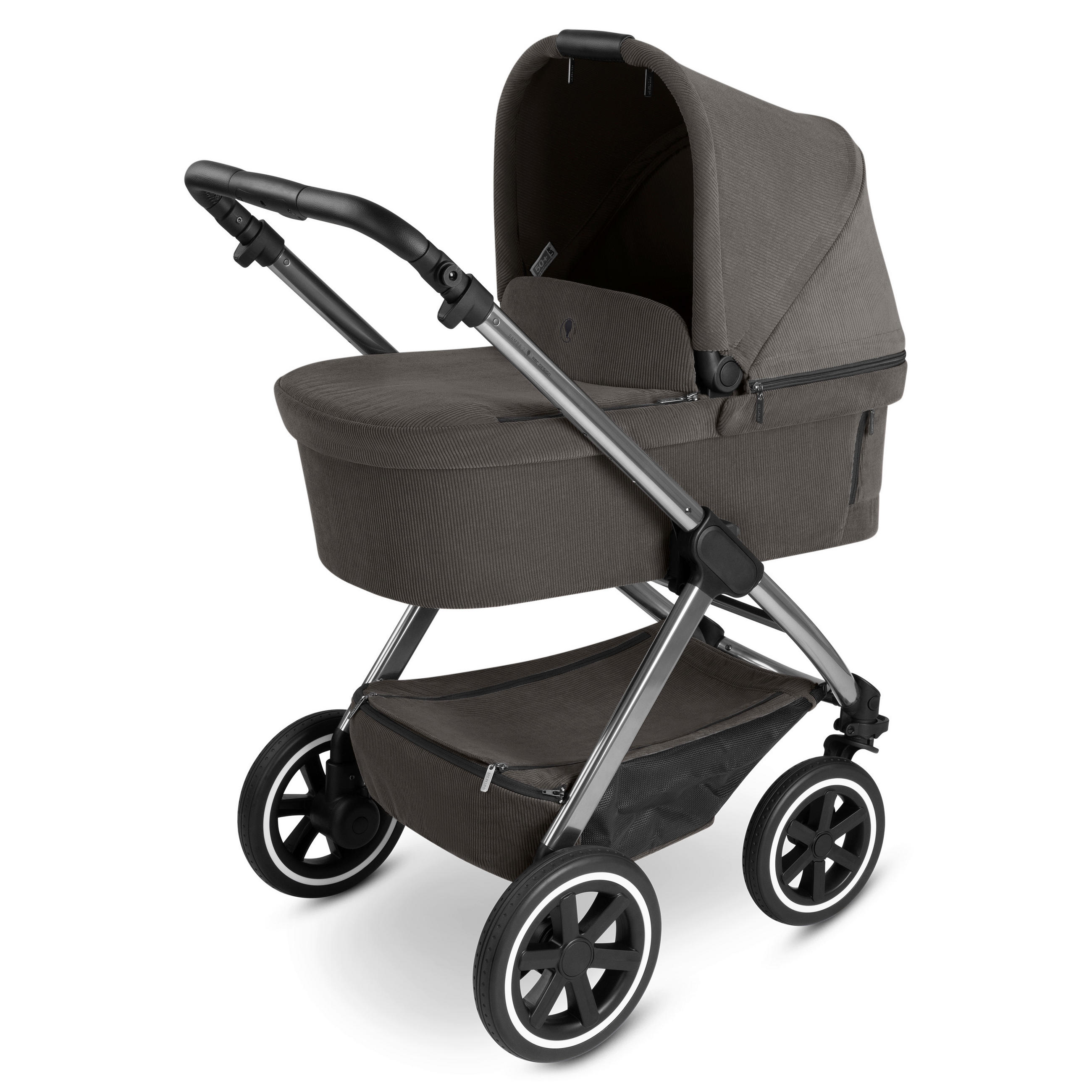 KINDERWAGEN Samba 2  - Platinfarben/Grau, Basics, Metall (60/108/88cm) - ABC Design