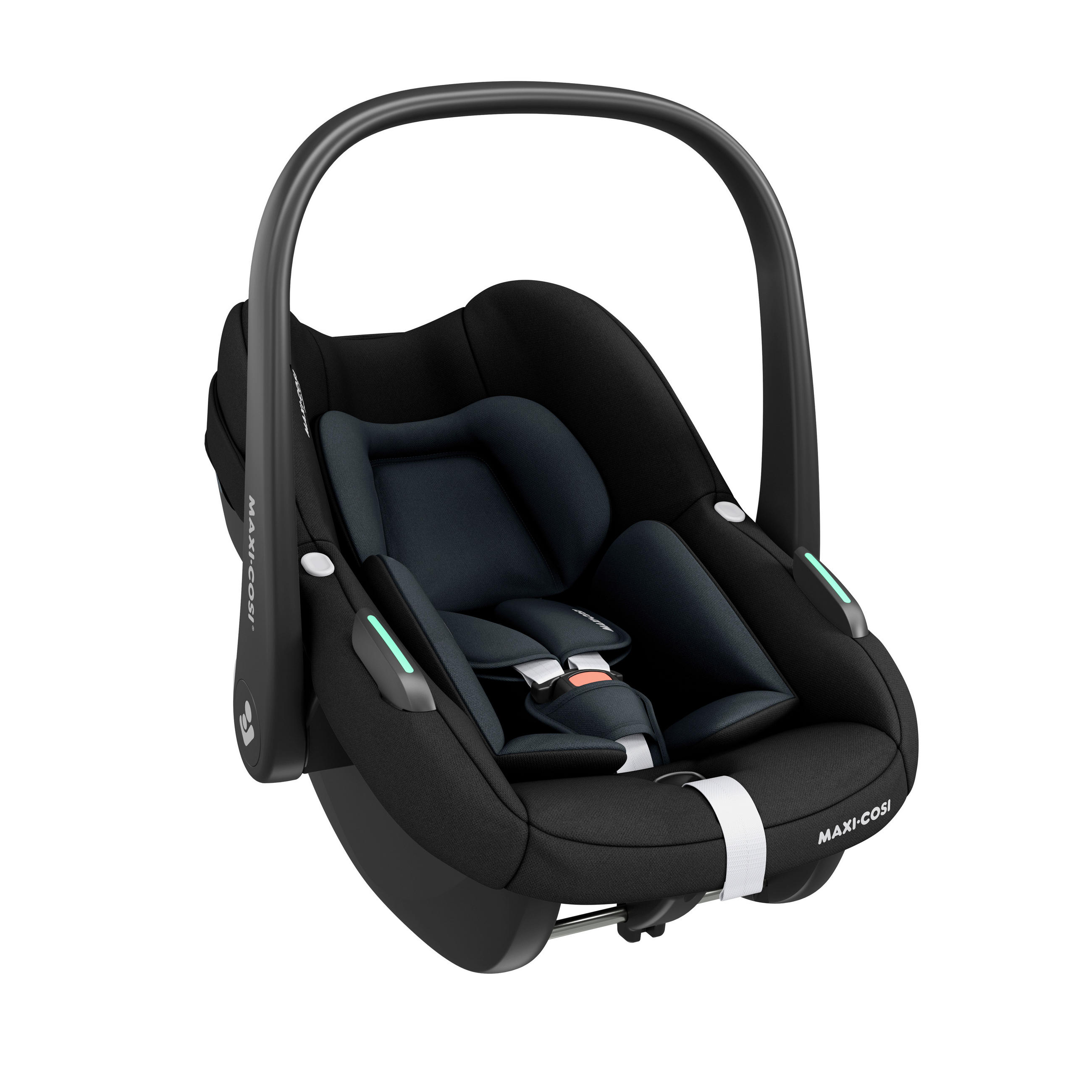 BABYSCHALE Pebble S Tonal Black   - Schwarz, Basics, Kunststoff/Textil (44/56,5/67cm) - Maxi-Cosi