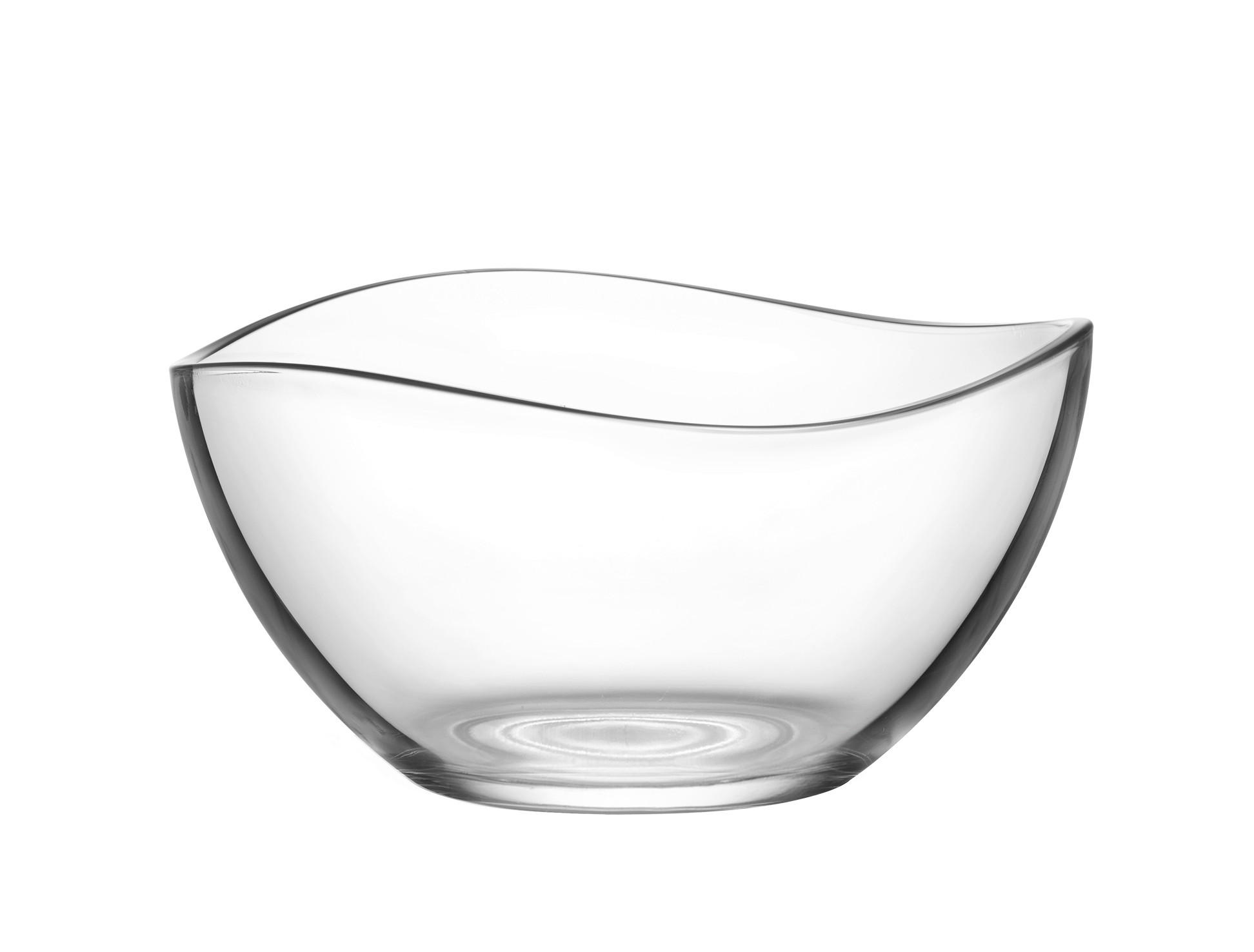 SCHÜSSEL 21 cm   - Transparent, KONVENTIONELL, Glas (21cm) - Homeware