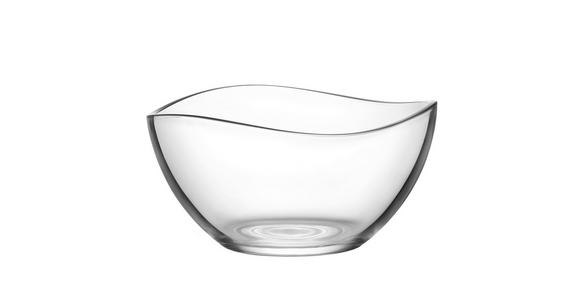 SCHÜSSEL 21 cm   - Transparent, KONVENTIONELL, Glas (21cm) - Homeware