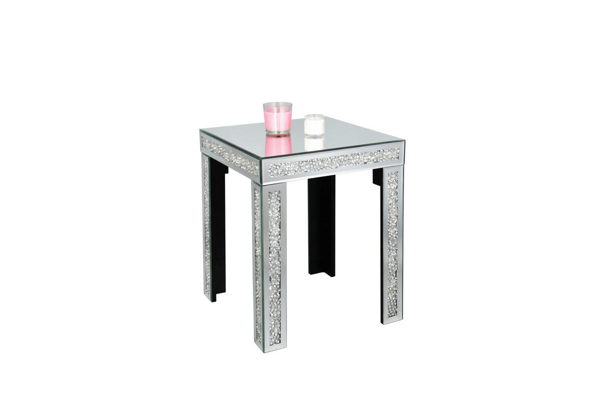 BEISTELLTISCH 40/40/50 cm Klar rechteckig  - Klar, Trend, Glas (40/40/50cm) - Boxxx